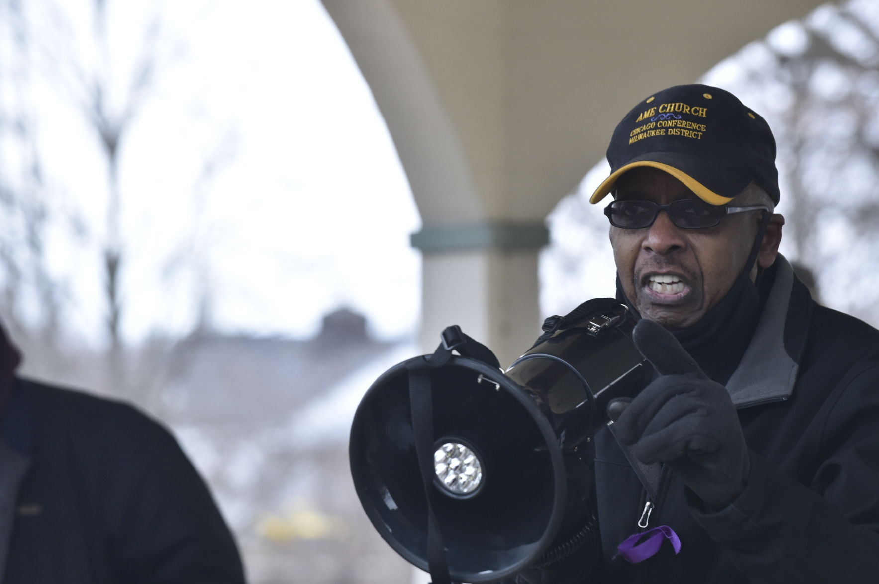 Pastor Ernest Nia asks God to intercede in fight against racism in Burlington